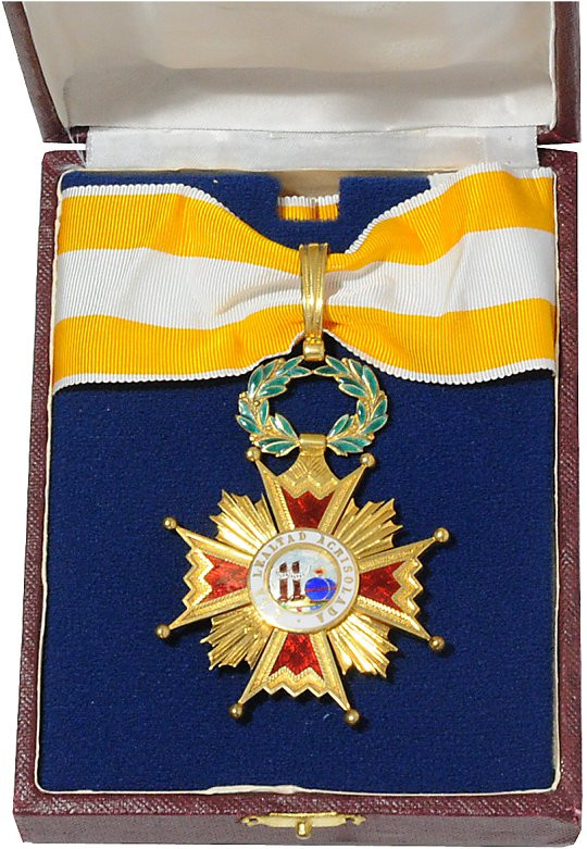 Ausländische Ausgaben. 
Spanien. 
Orden Isabellas der Katholischen (Orden de I...