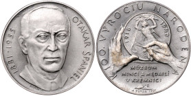 Medaillen auf Numismatik und Prägetechnik. 
Kremnitz. Versilb. Bronzemed. 1981, von A. Peter, hrsg. vom Museum für Münzen u. Medaillen in Kremnitz, a...