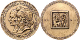 Medaillen auf Numismatik und Prägetechnik. 
Polen. Bronzemed. 1976, v. Jerzy Jarnuszkiewicz bei Münze Warschau, hrsg. v. der Poln. Archäolog. u. Numi...