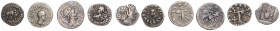 Münzen der griechischen Welt. 
Sammlungen und Lots. 
Lots. 5 verschied. Silbermünzen, dabei drei Drachmen aus Baktrien (u.a. von Menander I. Soter) ...