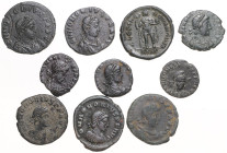 Römische Münzen. 
Kaiserzeit. 
Honorius 393-423. 10 Klein- und Mittelbronzen. 


im Ø s