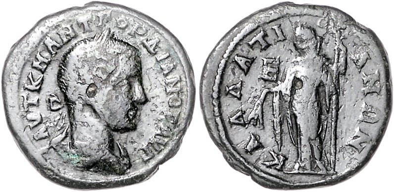 Römische Münzen. 
Kolonien und Provinzen. 
Moesia inf./Callatis, Gordian III.,...