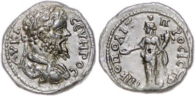 Römische Münzen. 
Kolonien und Provinzen. 
Moesia inf./Nikopolis ad Istrum, Septimius Severus 193-211. AE 22, 6,27 g, belorb., drap. u. gepanz. Bü. ...