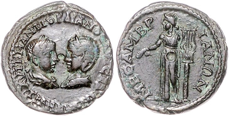 Römische Münzen. 
Kolonien und Provinzen. 
Thrakia/Mesembria, Gordian III. u. ...