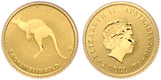 Australien. 
Elisabeth II. 1952-2022. 2 Dollars 2009, Fußball-WM in South Afric...