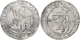 Niederlande-Utrecht, Provinz. 
Reichstaler 1622. Delm.&nbsp;942, Dav.&nbsp;4836. 


berieben, s-ss