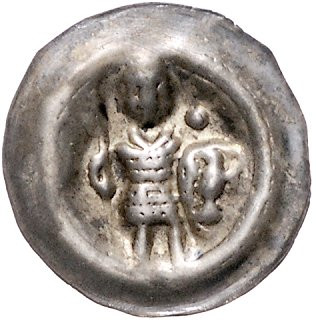 Brandenburg/-Preußen. 
Otto II. 1184-1205. Brakteat, 0,84 g. Bahrf.&nbsp;I/&nbs...