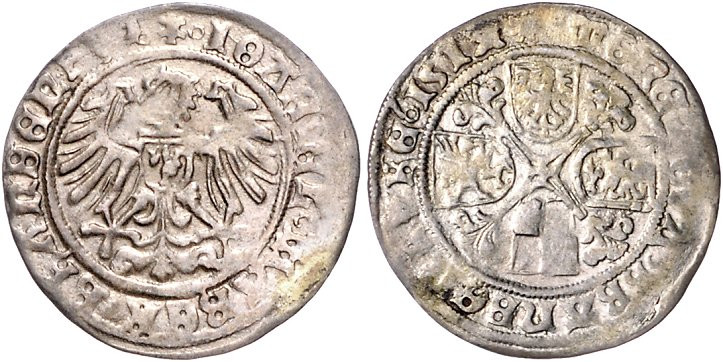 Brandenburg/-Preußen. 
Joachim I. allein 1515-1535. Groschen 1514, Brandenburg,...