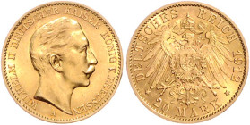 Preussen. 
Wilhelm II. 1888-1918. 20 Mark 1912 A. Jaeger&nbsp;252. 


vz