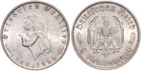 2 RM 1934 F, Schiller. Jaeger&nbsp;358. Los wie vor. 


vz