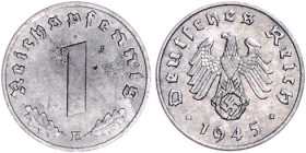 1 Rpf. 1945 E, Zink. Jaeger&nbsp;369. 


Vs. min. korrod., fast vz