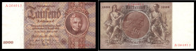 Weimarer Republik und Drittes Reich. 
1000 RM v. 22.2.1936, Serie A. Grab.&nbsp;DEU-212. 


kfr
