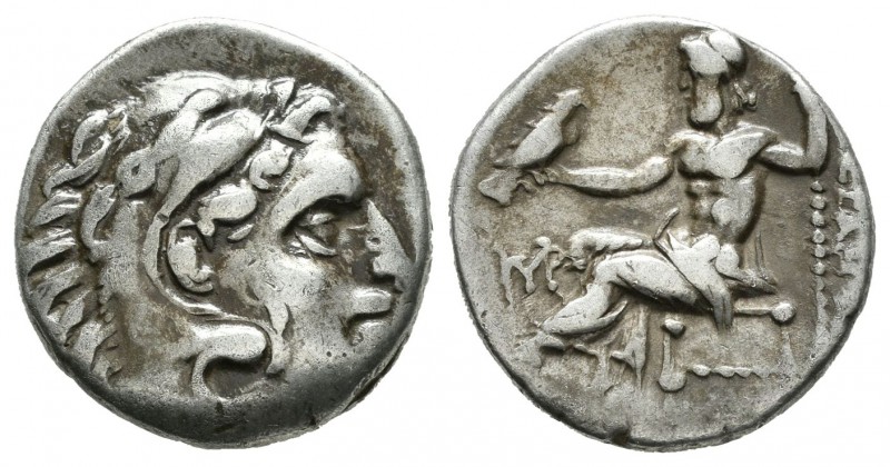 Imperio Macedonio. Alejandro III Magno. Dracma. 336-323 a.C. Incierta. (Müller-1...