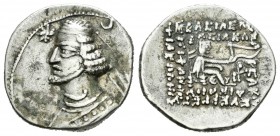 Imperio Parto. Orodes II. Dracma. 57-38 a.C. Partia. Ag. 4,07 g. MBC. Est...65,00.