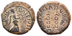 Cartagonova. Semis. 27 a.C.-14 d.C. Cartagena (Murcia). (Abh-580). (Acip-2538). Ae. 5,14 g. MBC/MBC-. Est...40,00.
