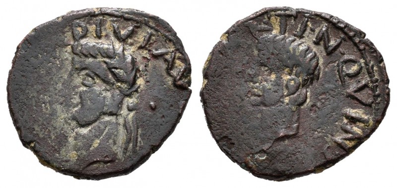 Cartagonova. Sextante. 14-36 d.C. Cartagena (Murcia). (Abh-610). Ae. 2,37 g. Épo...