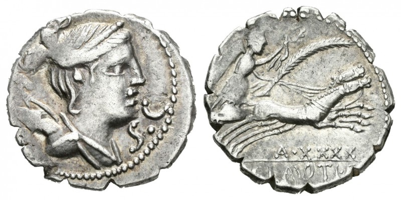 Claudia. Denario. 79 a.C. Roma. (Ffc-566). (Craw-383/1). (Cal-425). Anv.: Busto ...