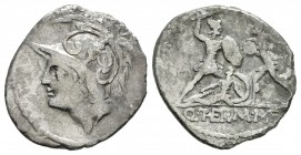 Minucia. Denario. 103 a.C. Roma. (Ffc-928). (Craw-319/1). (Cal-1029). Ag. 3,30 g. BC+. Est...35,00.