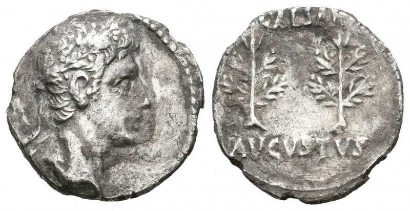 Augusto. Denario. 20-19 a.C. Colonia Patricia . (Ffc-30). (Ric-51). (Cal-709). A...