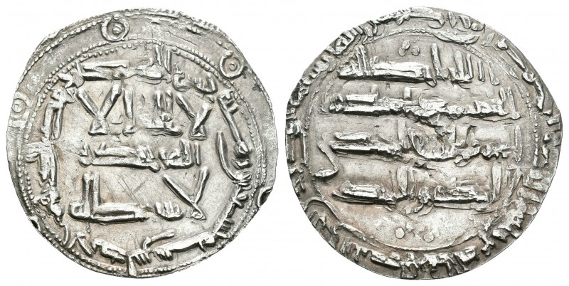 Emirato Independiente. Hixem I. Dirhem. 190 H. Al Andalus. (V-88). Ag. 2,27 g. E...