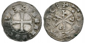 Reino de Castilla y León. Alfonso VI (1073-1109). Dinero. Toledo. (Abm-5). Ve. 1,12 g. MBC+. Est...60,00.