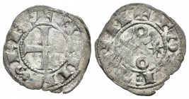 Reino de Castilla y León. Alfonso VI (1073-1109). Dinero. Toledo. (Abm-8). (Bautista-9). Ve. 0,67 g. MBC. Est...40,00.