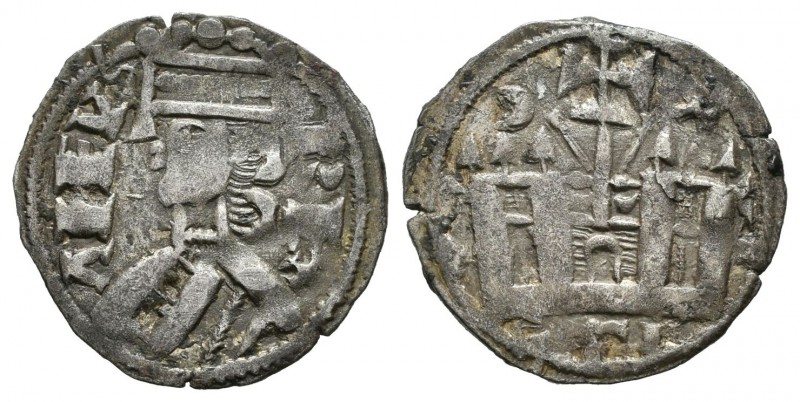 Reino de Castilla y León. Alfonso VIII (1158-1214). Dinero. (Abm-204.2). (Bautis...