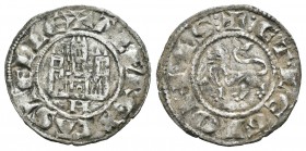 Reino de Castilla y León. Alfonso X (1252-1284). Pepión. Murcia. (Abm-253). (Bautista-347.1). Ve. 0,96 g. Con H bajo el castillo. MBC+. Est...50,00.