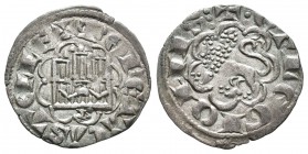 Reino de Castilla y León. Alfonso X (1252-1284). Noven. Burgos. (Abm-263). Ve. 0,84 g. Con B bajo el castillo. Buen ejemplar. EBC. Est...50,00.