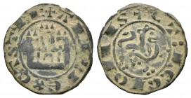 Reino de Castilla y León. Alfonso X (1252-1284). Maravedí prieto. (Abm-276). (Bautista-389). Ve. 0,82 g. MBC. Est...25,00.