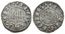 Reino de Castilla y León. Fernando IV (1295-1312). Pepión. Córdoba. (Abm-320). (Bautista-451). Ve. 0,83 g. Con C debajo del castillo. MBC/MBC-. Est......