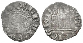 Reino de Castilla y León. Alfonso XI (1312-1350). Cornado. Coruña. (Abm-343). Ve. 0,61 g. Venera antigua bajo castillo. MBC-. Est...20,00.