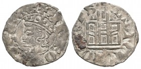 Reino de Castilla y León. Alfonso XI (1312-1350). Cornado. Coruña. (Abm-343.1). Ve. 0,58 g. Con venera moderna bajo el castillo. MBC. Est...25,00.