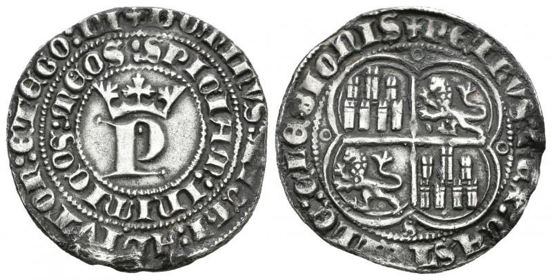 Reino de Castilla y León. Pedro I (1350-1368). 1 real. Sevilla. (Abh-380). (Baut...
