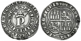 Reino de Castilla y León. Pedro I (1350-1368). 1 real. Sevilla. (Abh-380). (Bautista-528). Ag. 3,87 g. Golpes en el canto. MBC+. Est...120,00.