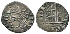 Reino de Castilla y León. Juan I (1379-1390). Cornado. León. (Abm-567). Ve. 0,90 g. Con L y estrella a los lados de la torre y L debajo del castillo. ...