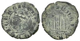 Reino de Castilla y León. Enrique III (1390-1406). Cornado. Sevilla. (Abm-593). (Bautista-777). Ve. 0,79 g. Con S bajo el castillo. MBC-. Est...15,00....