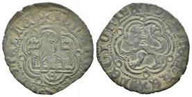 Reino de Castilla y León. Juan II (1406-1454). Blanca. Sevilla. (Abm-628). (Bautista-812). Ve. 1,55 g. Con S bajo el castillo. MBC+. Est...35,00.