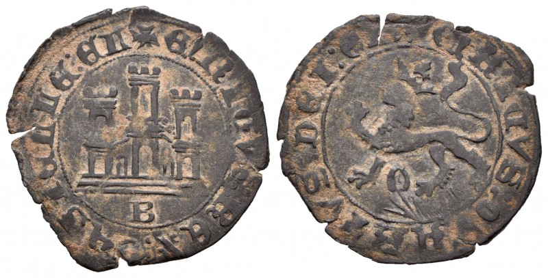 Reino de Castilla y León. Enrique IV (1454-1474). Maravedí. Burgos. (Abm-791). (...