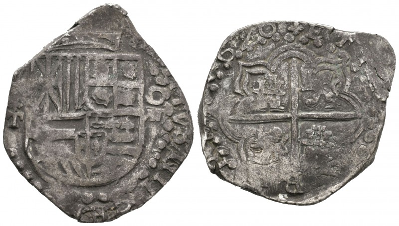 Felipe III (1598-1621). 8 reales. (1)620. Potosí. T. (Cal-135). Ag. 26,39 g. Fec...