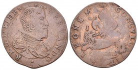 Felipe IV (1621-1665). Jetón. Brujas. (Dugn-4031). Ae. 4,93 g. Fidelidad de Lille a Felipe IV. MBC-. Est...45,00.