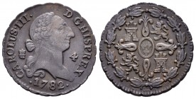 Carlos III (1759-1788). 4 maravedís. 1782. Segovia. (Cal-1908). Ae. 5,32 g. EBC-. Est...50,00.