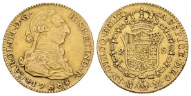 Carlos III (1759-1788). 2 escudos. 1788. Madrid. M. (Cal-459). Au. 6,82 g. MBC+. Est...210,00.