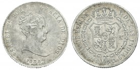 Isabel II (1833-1868). 4 reales. 1836. Madrid. CR. (Cal-286). Ag. 5,96 g. MBC+. Est...90,00.