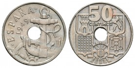 Estado español (1936-1975). 50 céntimos. 1947*19-53. (Cal-107). 4,21 g. SC. Est...15,00.