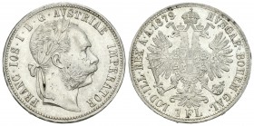 Austria. Franz Joseph I. 1 florín. 1879. (Km-2222). Ag. 12,35 g. SC-. Est...30,00.