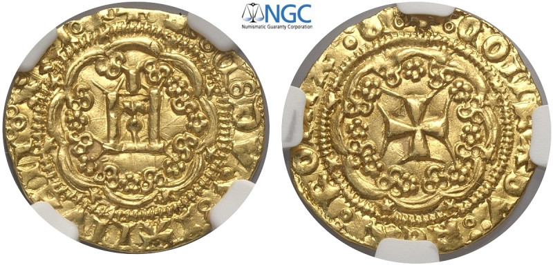 Genova, Tommaso di Campofregoso Doge XX e XXI (1436-1442), Ducato, RR MIR-76 Au ...