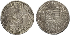 Guastalla, Ferrante II Gonzaga (1575-1630), Tallero 1620, Rara MIR-371/3 Ag mm 39 g 28,09 di ottima qualità, SPL