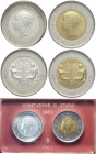 Repubblica Italiana, Monetazione in Lire (1946-2001), 500 Lire 1980 Progetto di due esemplari, uno bimetallico e uno apparentemente in alluminio, mm 2...
