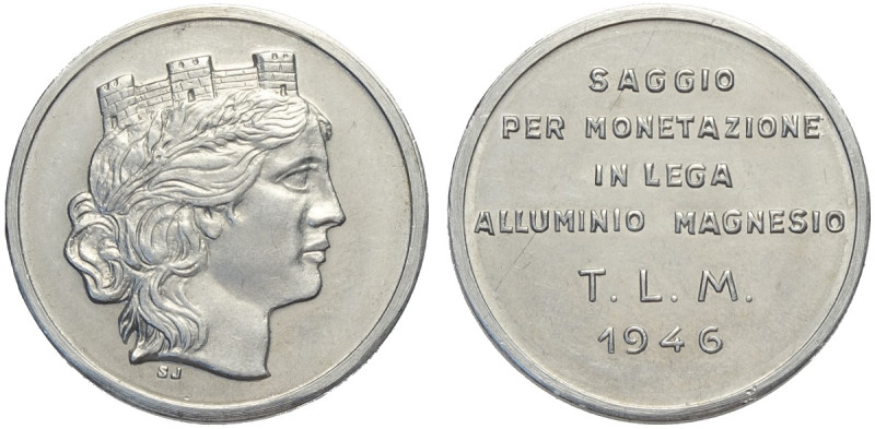 Repubblica Italiana, Monetazione in Lire (1946-2001), Saggio da 1 Lira 1946, RR ...